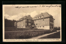 Delcampe - AK Masserberg /Thür. Wald, Genesungsheim, Kreiskrankenkasse Arnstadt I. Thür. - Masserberg