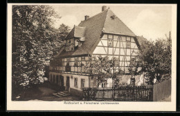 Delcampe - AK Frankenberg I. Sa., Restaurant U. Fleischerei Lichtenwalde - Frankenberg