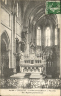 Delcampe - CPA Quintin Le Maitre Autel Et Le Cloitre De L Eglise Paroissiale - Quintin