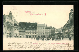 Delcampe - AK Weissenfels A. S., Partie Am Marktplatz - Weissenfels