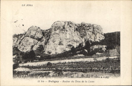Delcampe - CPA Poligny Rocher Du Trou De La Laune - Poligny