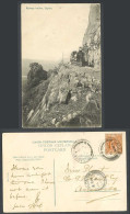 Delcampe - Ceylon KE7 6c To Avissawella 1906 Old Postcard Railway Incline, Locomotive Train - Sri Lanka (Ceylon)