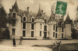 Delcampe - CPA Saint Avertin Chateau De Cange Facade Principale - Saint-Avertin