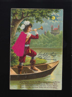Delcampe - Trompeter Fluss Mond Stadt Die Wolken Flieh'n Der Wind Saust, Kranzegg 16.9.1904 - Sonstige & Ohne Zuordnung