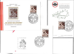Delcampe - 1249q: Österreich 1980 Zollwache 3 FDC-Varianten (Polizei Bundesheer Zoll Textil) - Polizei - Gendarmerie