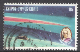 Delcampe - Cyprus 1986 Single Stamp To Celebrate Halleys Comet - Gebraucht