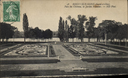 Delcampe - CPA Rosny Sur Seine Seine Et Oise Parc Du Chateau Le Jardin Francais - Rosny Sur Seine