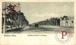 Delcampe - ARGENTINA. BUENOS AIRES..PALERMO ALAMEDA PRINCIPAL - Argentinien