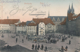 Delcampe - HONGRIE //   EGER   Marktplatz   Place Du Marché - Ungarn