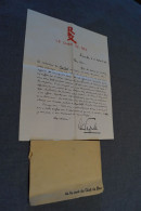 Delcampe - REX,courrier De Léon Degrelle,chef REX,le 12/09/1944, Rexiste,document Historique Pour Collection - Manuscripts