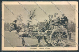Delcampe - Palermo Carretto Siciliano Asino Cartolina ZT8342 - Palermo
