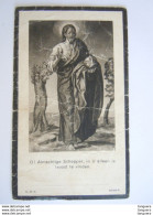 Delcampe - Doodsprentje Jacobus Houbel Mechelen A/M 1884 Overleden Zolder 1934 Ongeluk Wed Ida Vranken Prentje Fel Beschadigd - Devotieprenten
