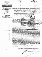 Delcampe - PREFECT. BASSES PYRENEES/ AINHOA  < ORDRE COMPARAITRE DEVANT LECONSEIL REVISION Le16/06/1853 - Sammlungen
