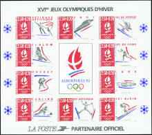 Delcampe - ** BLOCS-FEUILLETS N°14 Jeux Olympiques Albertville 92 Neuf ** TB - 1961-1970