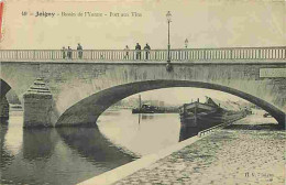 Delcampe - Carte Postale Ancienne - 89 - Joigny - Bassin De L'Yonne - Port Aux Vins - Animée - Bateaux - Etat Coin Supérieur Droit - Joigny