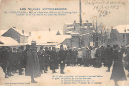 Delcampe - GERARDMER - Grande Semaine D'hiver Du Touring Club - Arrivée De La Caravane Au Quartier Kléber - état - Gerardmer