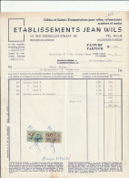 Delcampe - 104-J.Wils..Cables & Gaines, Transmissions Pour Vélos, Vélomoteurs, Scooters & Motos...Rhode-Saint-Genese..1963 - Autres & Non Classés