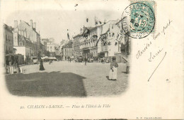 Delcampe - 71* CHALON S/SAONE  Place De La Mairie    RL12.0630 - Chalon Sur Saone