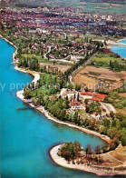 Delcampe - Radolfzell Bodensee Fliegeraufnahme Mit Halbinsel Mettnau Und Kursanatorium - Radolfzell