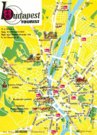 Delcampe - Budapest Stadtkarte - Ungarn