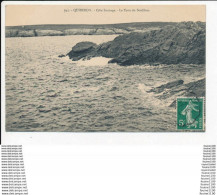 Delcampe - Carte De Quiberon Côte Sauvage Le Trou Du Souffleur  ( Recto Verso ) - Quiberon