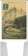 Delcampe - Carte Toilée Et Colorisée De Châteaudun  Le Château   ( Recto Verso ) - Chateaudun