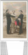 Delcampe - Carte Patriotique Militaire  Marin / Drapeau  ( Recto Verso ) - Heimat