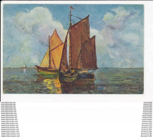Delcampe - Carte Dessin Illustrateur Non Signé à Identifier ( Bateau ) N° 1110 C E L A ANNEMASSE ( Recto Verso ) - Annemasse