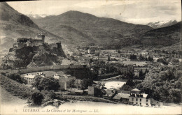Delcampe - CPA Lourdes Le Chateau Et Les Montagues - Lourdes