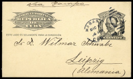 Delcampe - 1909, Cuba, Ascher 1, Brief - Cuba