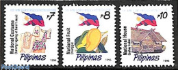 Delcampe - Philippines 1996 Definitives 3v (with Year 1996), Mint NH - Philippines