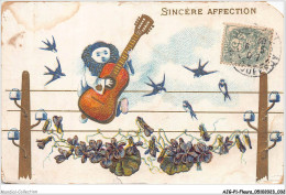 Delcampe - AJGP1-0017 - FLEUR - SINCERE AFFECTION - Blumen