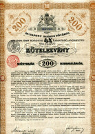Delcampe - Ville Capitale De Budapest: 4% OBLIGATION De 1897 - Banque & Assurance