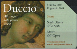 Delcampe - TELECOM - Scheda Usata "Duccio" - Públicas Figuración Ordinaria