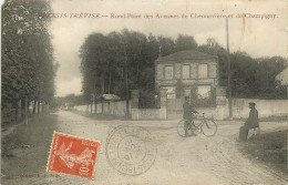 Delcampe - 94* PLESSIS TREVISE  Rond Point Des Av  De Chenneviere Et Champigny   RL14.0472 - Le Plessis Trevise