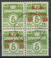 Delcampe - Dänemark 1933 Freimarken Wellenlinien 198 II + 243 ZD Gestempelt - Fiscaux