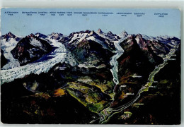 Delcampe - 3984 Fiesch - Eggishorn Furkaroute Aus Der Vogelschau - 10305696 - Fiesch