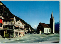 Delcampe - 6454 Flüelen - Bristenstock HHotel Weisses Kreuz Kirche - 39489048 - Flüelen