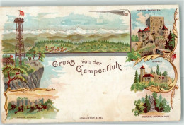 Delcampe - Gempenfluh 1899 Gebrauchsspuren Aussichtsturm Schloss Dornach Schloss An... - 13470784 - Sonstige & Ohne Zuordnung