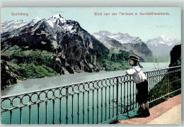 Delcampe - 6377 Seelisberg - Blick Von Der Terrasse Des Kuretablissements - 10625380 - Seelisberg
