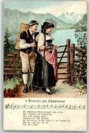 Delcampe - 8272 Ermatingen 1907 Lieder AK S'Vreneli Am Thunersee Tracht Ort Lt. Ste... - 39497442 - Ermatingen