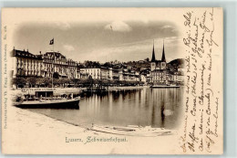 Delcampe - 6000 Luzern Lucerne 1908 - Schweizerhofquai Bootsverleih - 10597060 - Luzern