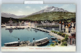 Delcampe - 6000 Luzern Lucerne - Seebrücke, Pilatus AKU2 - 50522373 - Luzern