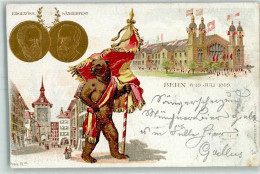 Delcampe - 3000 Bern Berne 1899 Prägedruck Eidgen. Sängerfest Münzen Bär - 13236592 - Bern