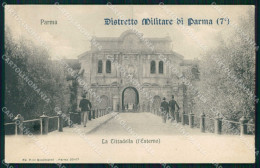 Delcampe - Militari Reggimentali 7° Distretto Militare Parma Cartolina KF3872 - Regimente