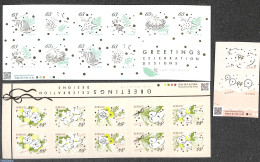 Delcampe - Japan 2020 Happy Greetings 22v S-a, Mint NH, Nature - Various - Shells & Crustaceans - Greetings & Wishing Stamps - Nuovi