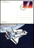 Delcampe - Suisse Entier-P Obl (1981CP3) Lubraba Luzern Space Shuttle Spacelab Fdc Bern 9.3.81 - Ganzsachen