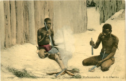Delcampe - Namibia Ovambos Weapon Making German South West Africa - Namibia