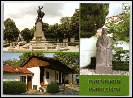 Delcampe - Karlovo Bulgaria Vasil Levski Monuments & Home Multi-View Postcard Vintage K208 - Bulgarien