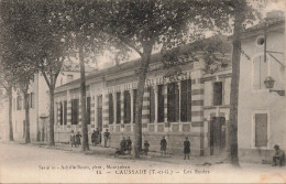 Delcampe - FRANCE - Caussade - Ecole - Enfant - Bâtiment - Animé - Pht A Bouis - CPA - Caussade